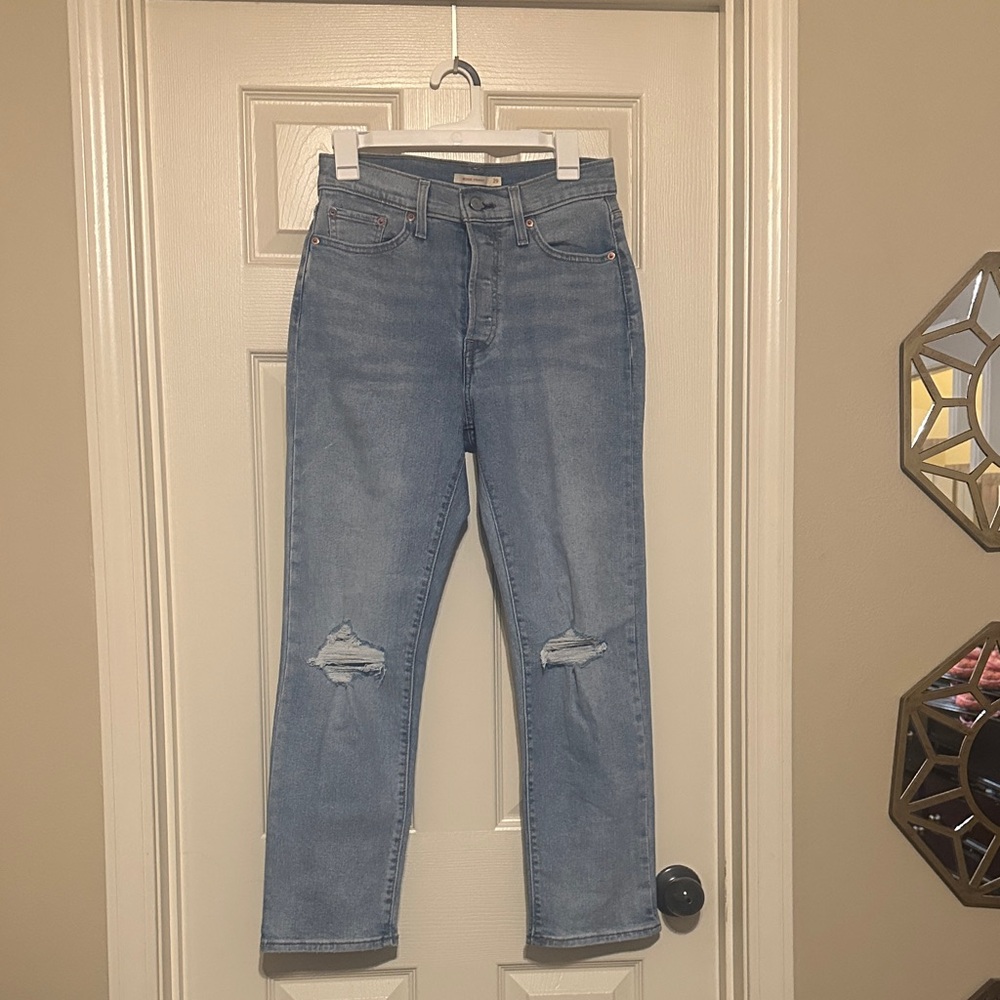Levi's Light Blue Straight Leg Jeans